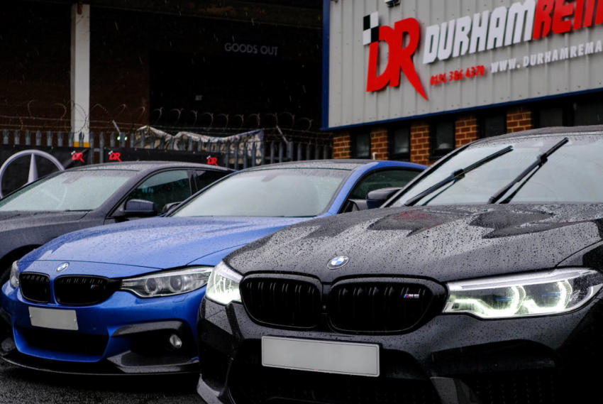 Background Image - 3 BMWs in Front of Durham Remaps Unit